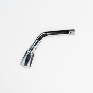 CABEZA DUCHA PLASTICA CROMADA CON BRAZO CHAPETA