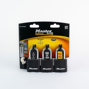 CANDADO MAGNUN CUBIERTOS JUEGO MASTER LOCK 1.9/16"X11/2" (3 UNDS)