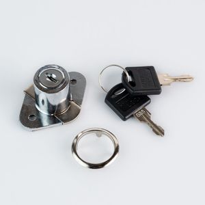 CERRADURA GAVINETE DIAMANTE DECKEN CROMADO