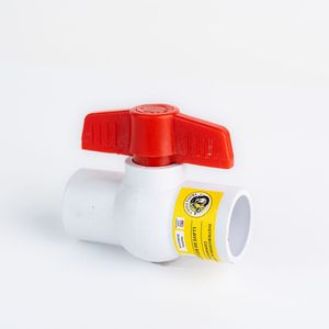 LLAVE BOLA PVC 3/4" TROYA