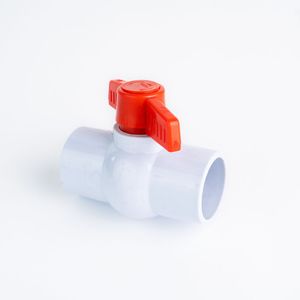 LLAVE BOLA PVC 1.1/4" TROYA