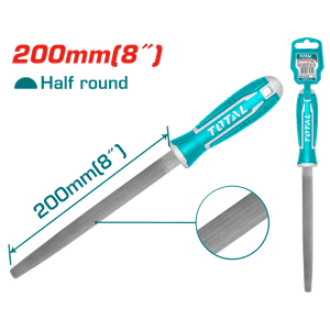 LIMA SEMI REDONDA METAL 8"