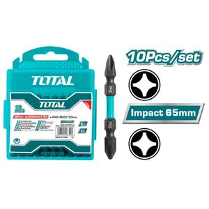 PUNTA DESTORNILLADOR DOBLE PH1-PH2 65MM SET 10UDS TOTAL
