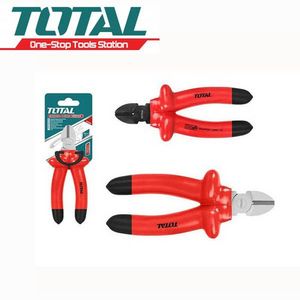 ALICATE CORTE DIAGONAL AISLADA 6" 1000V ROJO TOTAL