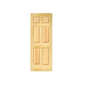 PUERTA DE PINO RADIATA SIN NUDO 0.85X2.07M