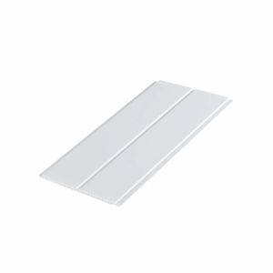 TABLILLA BLANCA PVC 6MM X 20 CM X 5.90 M CLASICA CON DIVISION SYS