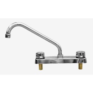 MEZCLADORA LAVATRASTOS ZINC/ABS POMO C.ALTO 1/4 GIRO 44820