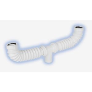 DESAGUE CACHO FLEXIBLE 1 1/2"X25CM SIN ACCESORIOS 23380