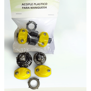 JUEGO DE ACOPLES PLASTICOS 7/16" PERFILEX