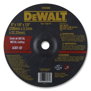 DISCO CORTE METAL 9"X3.2MM