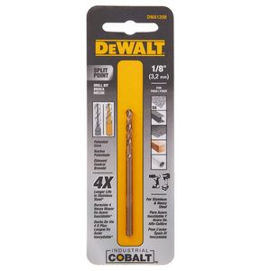 BROCA COBALTO 1/8" P/METAL-INOX-MADERA DWA1208