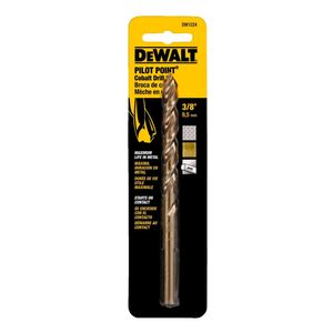 BROCA COBALTO 3/8" P/METAL-INOX-MADERA DWA1224