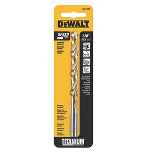 BROCA TITANIO 3/8" P/METAL DW1324  G