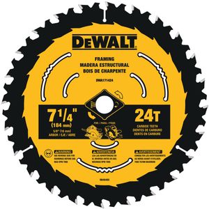 DISCO SIERRA CORTE MADERA 7 1/4" 24D DWA171424B10
