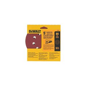 DISCO LIJA G80 5" 8 HOYOS 5UDS DW4301  X
