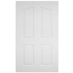 PUERTA HDF FLORENCIA 4 TABLEROS FONDO BLANCO 0.80X2.07M